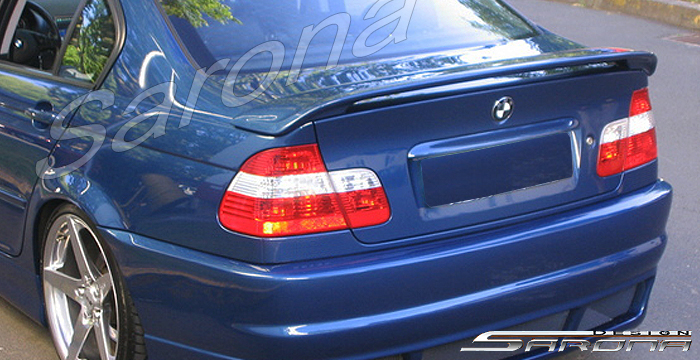Custom BMW 3 Series Trunk Wing  Sedan (1999 - 2005) - $249.00 (Manufacturer Sarona, Part #BM-048-TW)